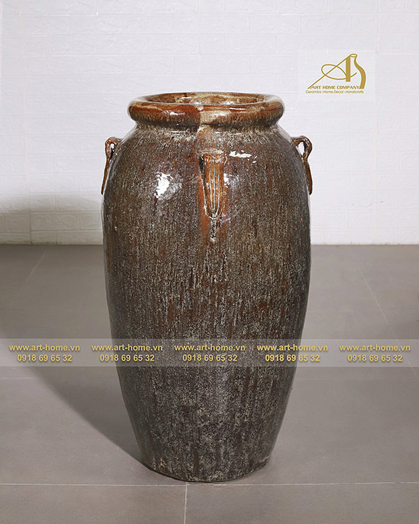 Bình chậu lu gốm men - Art-Home Ceramics Company - Công Ty TNHH Nhà Đẹp Bình Dương Art-Home Ceramics